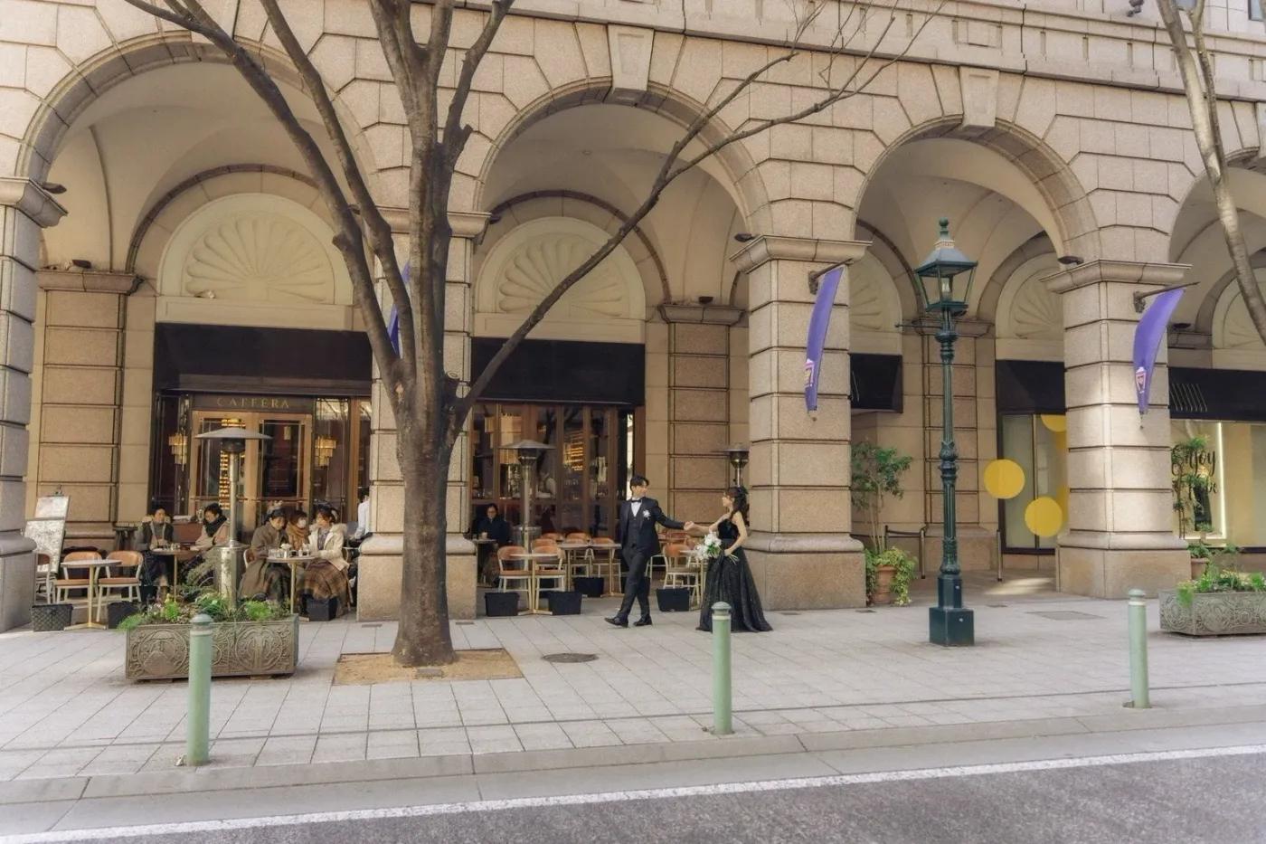 ロケーション撮影のワンシーン